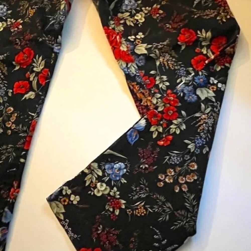 H&M Floral Jeans - Size 14 - Picture 2 of 4